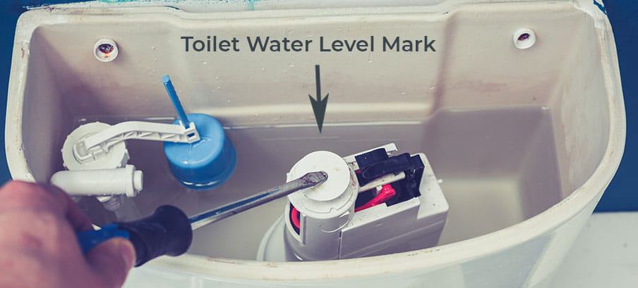 Toilet Water Level Mark