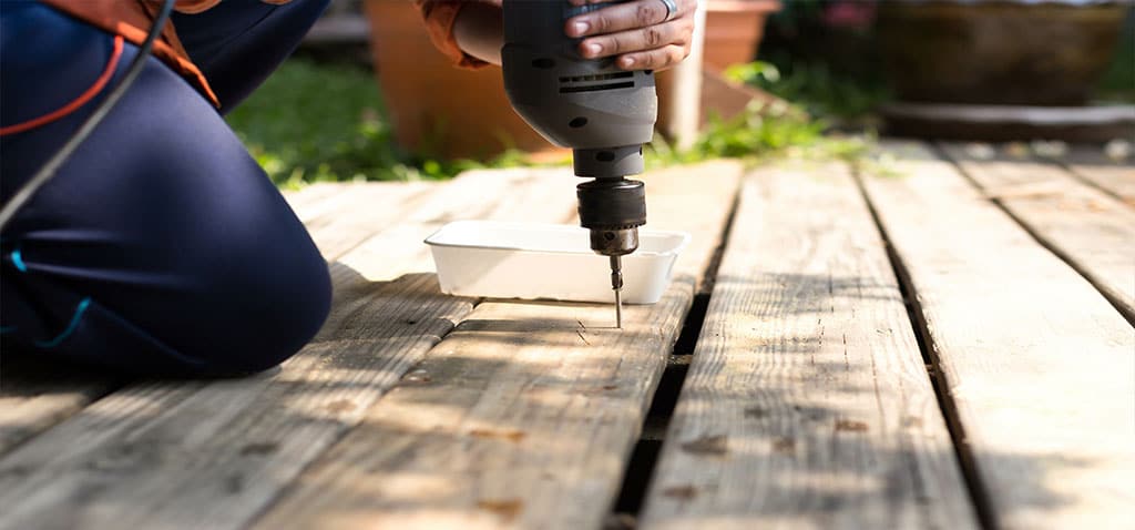 Make Sure Your Deck Is Not Holding in Any Moisture