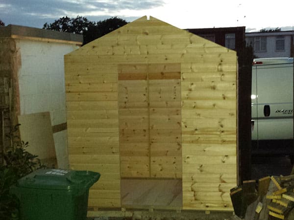 Garden Shed Framework Built