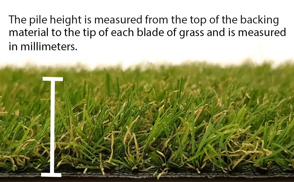 Artificial Grass Pile Height